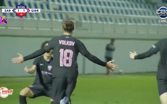 გამარჯვების გოლი გაბალასთან! - ვოლკოვმა საბაჰს მოაგებინა